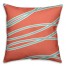 Teal Swirl 16x16 Throw Pillow