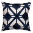 Navy Ink Blot 16x16 Throw Pillow
