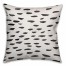 Grey Paint Dab 16x16 Throw Pillow