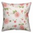 Light Pink Watercolor Florals 16x16 Throw Pillow