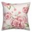 Large Watercolor Roses 16x16 Throw Pillow