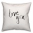 Love You 16x16 Throw Pillow