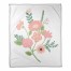 Floral Bouquet Throw Blanket