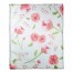 Dark Watercolor Buds Throw Blanket