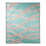 Coral Swirl Throw Blanket