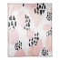 Watercolor Blush and Black Dabs  Throw Blanket