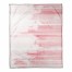 Pink Watercolor Stripe Throw Blanket