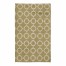 Golden Circles 3x5 Area Rug