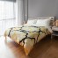 Gold Quatrefoil Duvet Cover
