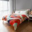 Coral Ikat Duvet Cover