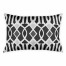 Black N White Ikat Kirkwood Sham