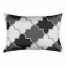 Black N White Quatrefoil Sham