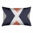 Navy Blush Chevron Sham