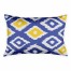 Ikat Blue Sham