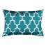 Aqua Quatrefoil Sham