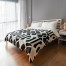 Black N White Ikat Kirkwood Duvet Cover