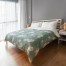 Teal Florals Duvet Cover
