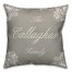 Brown Lace 18x18 Personalized Throw Pillow