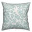 Teal Vines 18x18 Throw Pillow