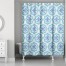 Boho Blue 71x74 Shower Curtain
