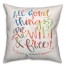 Wild and Free Tribe Throw Pillow