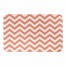 Preppy Orange Chevron 34x21 Bath Mat