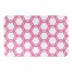 Preppy Pink Locking Circles 34x21 Bath Mat