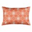 Preppy Orange Hexagon Sham
