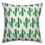 Preppy Cacti Friends Throw Pillow
