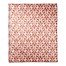 Preppy Orange Damask 50x60 Throw Blanket