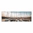 Sailboat Sunset Harbor 60x20 Canvas