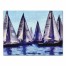 Abstract Boatscape 40x30 Canvas