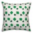 Shamrock Pattern 18x18 Throw Pillow