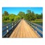 Rustic Wooden Bridge 40x30 Canvas