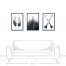 Nature Cutout 20x30 Black Framed Canvas Set