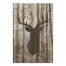 Deer Head in Trees 24x36 Canvas