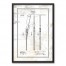 Hunting Guns Study 20x30 Black Framed Canvas
