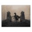 Haunted Cemetery 24x18 Canvas Wall Art