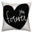 Heart You Forever Throw Pillow