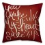 Red Heart Smile Throw Pillow