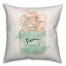 Glam Perfume Bottle 18x18 Throw Pillow