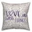 Love the Little Things 18x18 Throw Pillow