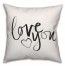 Love You 18x18 Throw Pillow