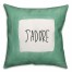 J'adore 18x18 Throw Pillow