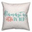 Namastay in Bed 18x18 Throw Pillow