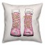 Explorin Boots 18x18 Throw Pillow