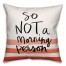 Not a Morning Person 18x18 Throw Pillow