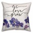 Let Love Grow 18x18 Throw Pillow