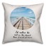I'd Rather be Lost on the Beach 18x18 Throw Pillow