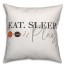 Eat Sleep Play 18x18 Throw Pillow